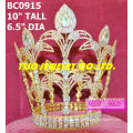 large round fashion rhinestone crown